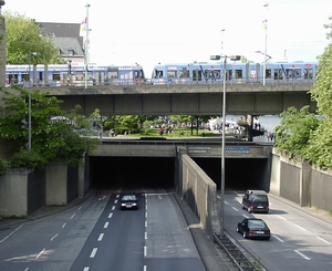 Bild: Rheinufertunnel in Köln