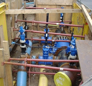 Foto- Anschluss an das öffentliche Gasnetz