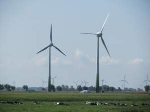 Foto- Windkraftanlage